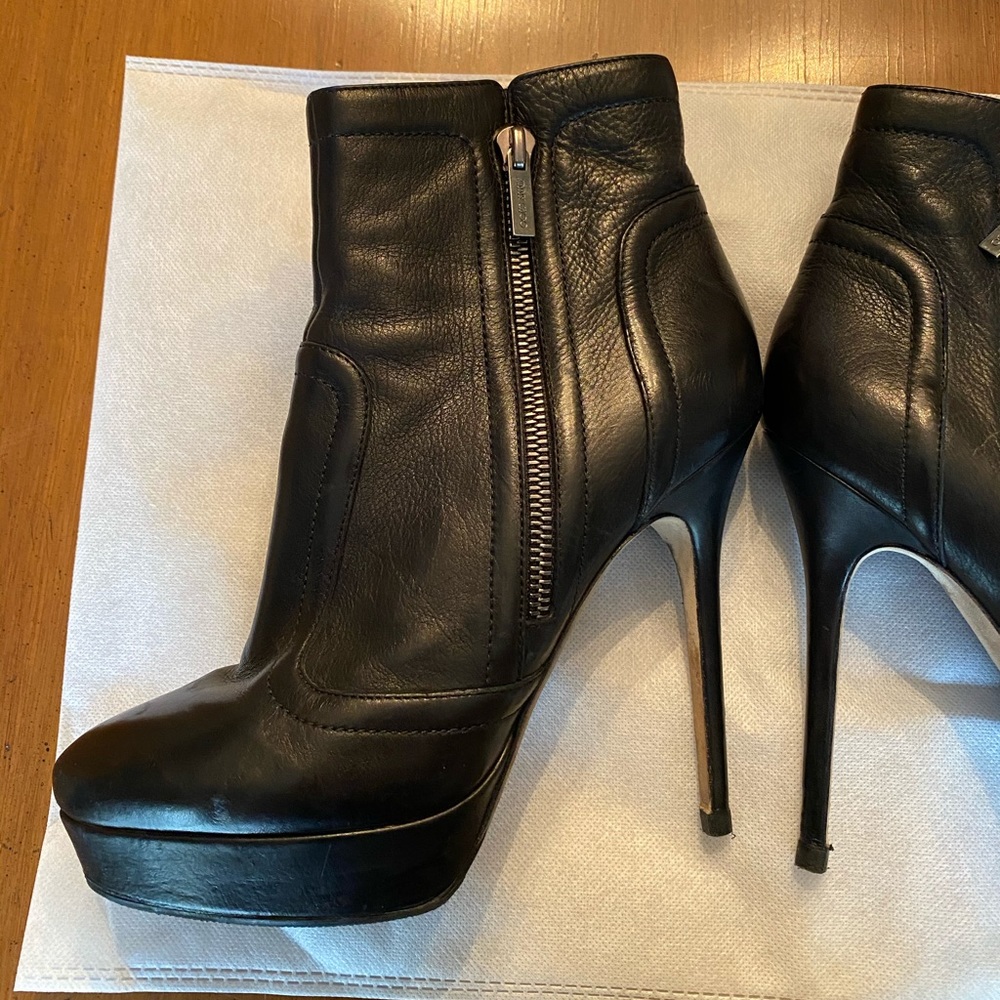 Jimmy Choo Black Platform Heels